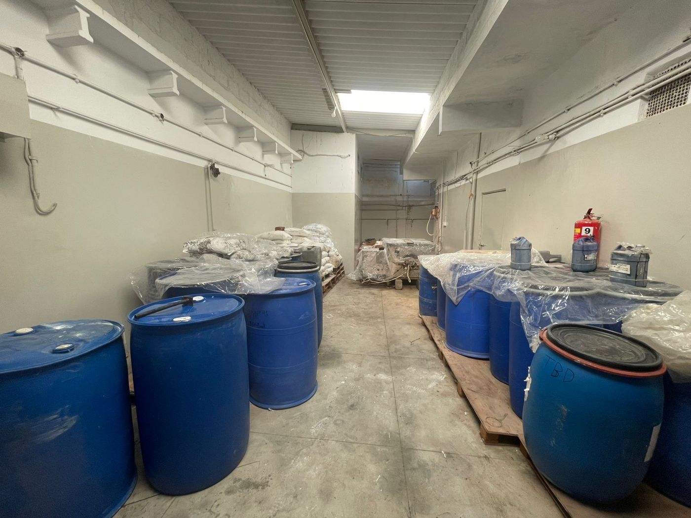 Warehousing and raw materials